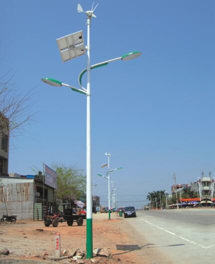 風(fēng)光互補太陽(yáng)能路燈