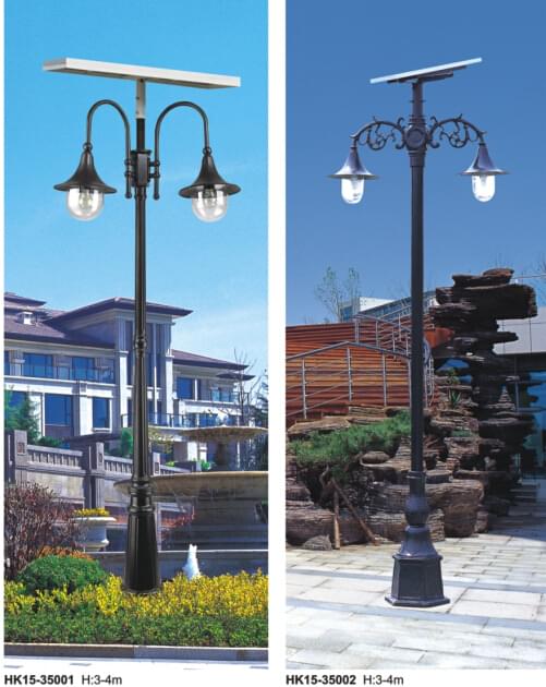 小區太陽(yáng)能led庭院燈