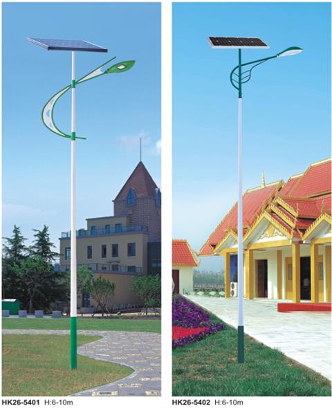 現代太陽(yáng)能路燈
