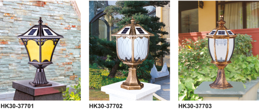 太陽(yáng)能LED柱頭燈 太陽(yáng)能LED柱頭燈