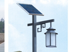 安裝使用led太陽(yáng)能庭院燈蓄電池和燈具注意事項