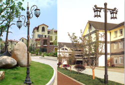 別墅那么美，庭院燈那么美，美美美美美~~