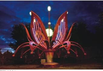 Led景觀(guān)燈裝飾美麗、繁華、熱鬧的中山