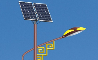 華可講解：Led太陽(yáng)能路燈主要由哪些部件組成？