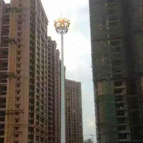 【高桿燈案例】河北省承德市建設小區高桿燈亮化工程