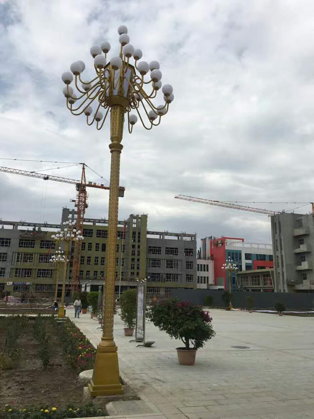 華可案例：40套led中華燈成功照亮甘肅九泉！